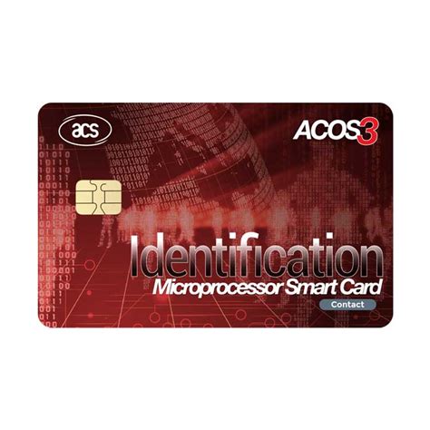 ACOS3 Microprocessor Smart Card 